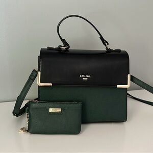 Black and Green Dune Purse